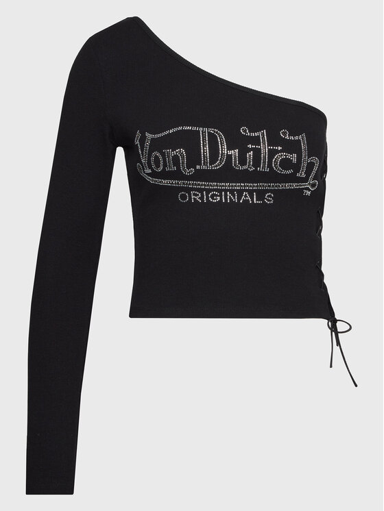 Von Dutch Blúzka Avery 6224026 Čierna Regular Fit