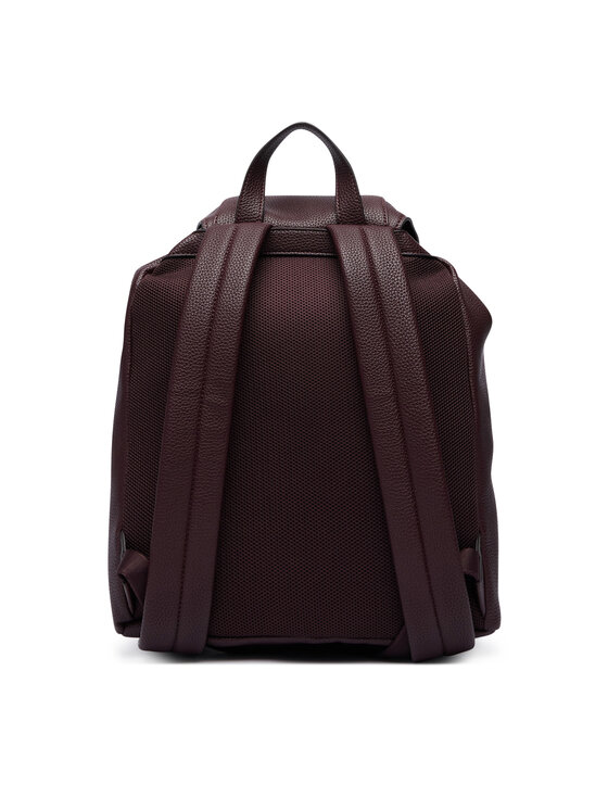 Calvin Klein Calvin Klein Nahrbtnik Weebbing Strap Flap Backpack LV04F3645G Bordo rdeča
