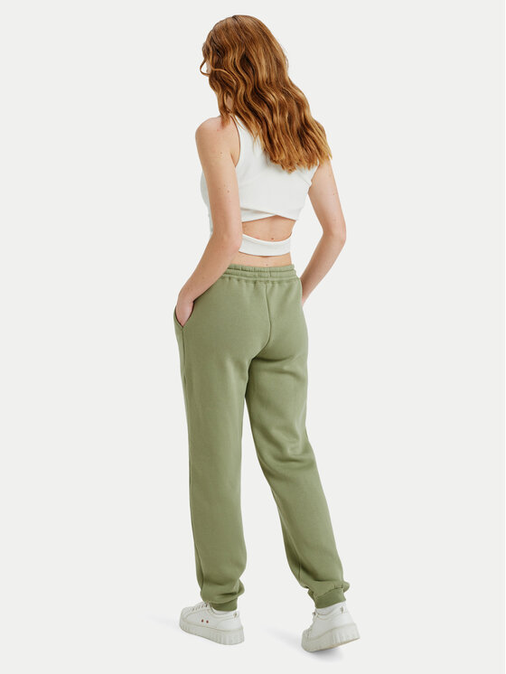 Roxy Roxy Teplákové kalhoty Surf Stoked Pant Brushed ERJFB03491 Zelená Regular Fit