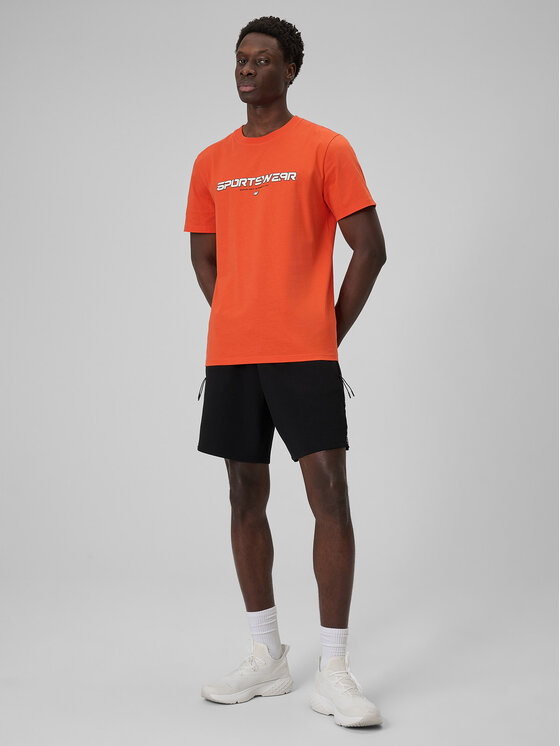 4F 4F T-Shirt BRAND CODE Pomarańczowy Regular Fit
