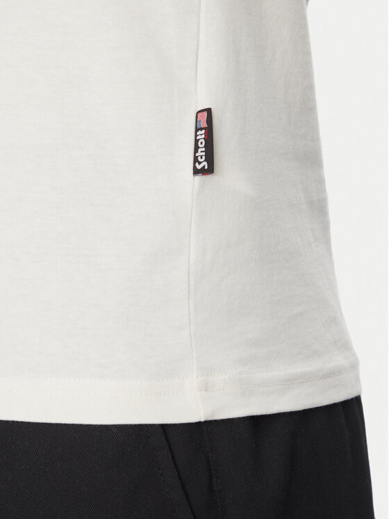 SCHOTT N.Y.C. SCHOTT N.Y.C. Тишърт Tsstuarts Бял Standard Fit