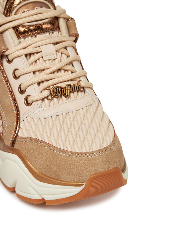 Buffalo Buffalo Sneakers Binary Quilt 1636305 Beige