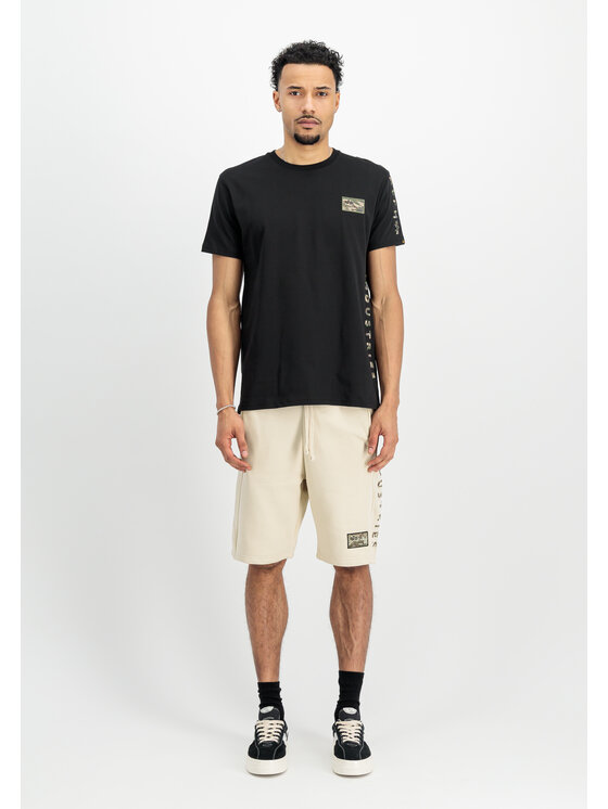 Alpha Industries Alpha Industries Szorty Camo Jogger Short Beżowy Regular Fit