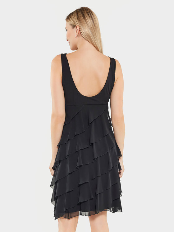 Swing Swing Rochie cocktail 77757710 Negru Slim Fit