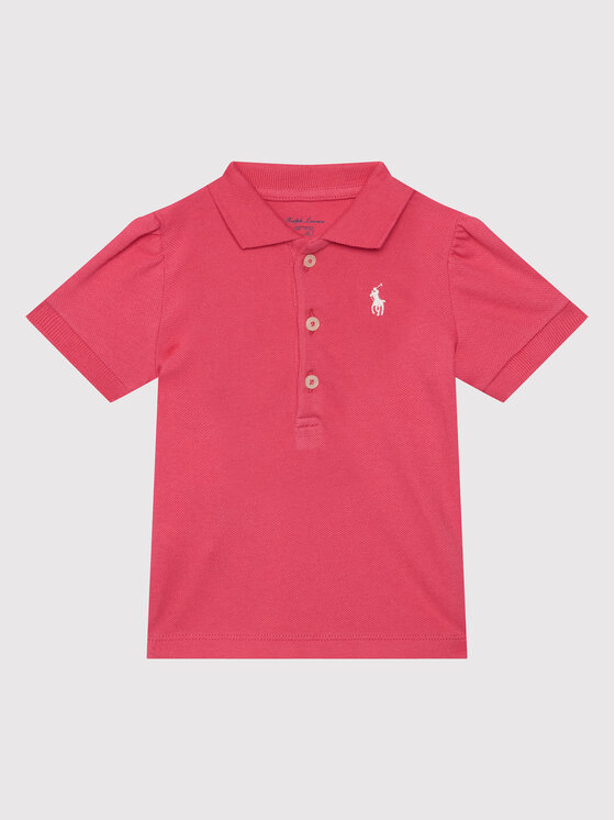 Polo Ralph Lauren Тениска с яка и копчета 310698589038 Розов Regular Fit