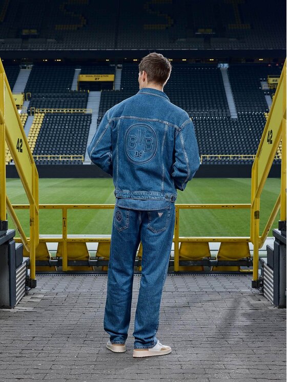 Guess Jeans Guess Jeans Kurtka przejściowa 182233 Niebieski Classic Fit