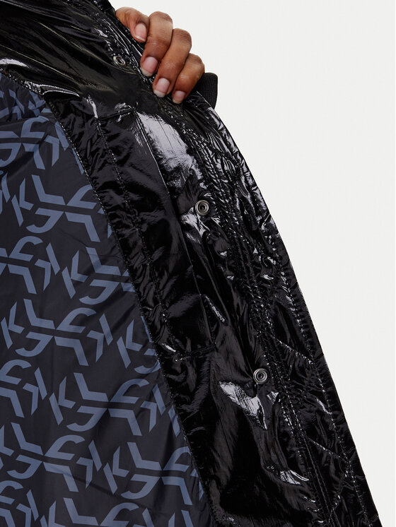 Karl Lagerfeld Jeans Karl Lagerfeld Jeans Winterjacke A4W15020 Schwarz Regular Fit