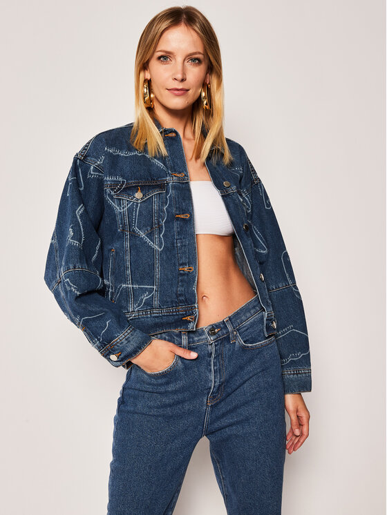 Emporio Armani Emporio Armani Džinsinė striukė 3H2B88 2D5XZ 0941 Mėlyna Regular Fit