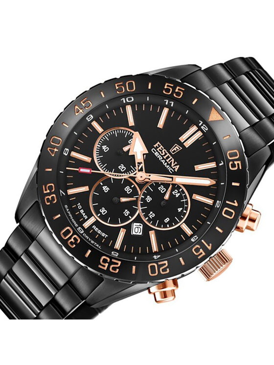 Festina Festina Zegarek F20577-1 Czarny