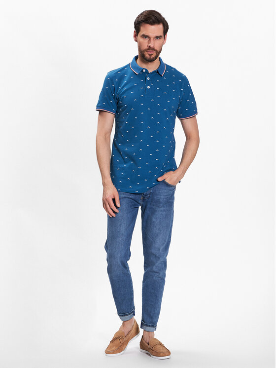 INDICODE INDICODE Polo Dolphin 40-948 Σκούρο μπλε Regular Fit
