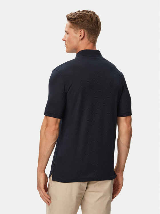 Bugatti Bugatti Polo 8150-15104E Granatowy Regular Fit