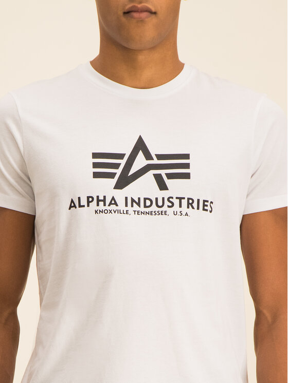 Alpha Industries Alpha Industries Tricou Basic 100501 Alb Regular Fit