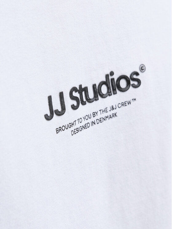 Jack&Jones Jack&Jones Majica dugih rukava Soho 12278788 Bijela Relaxed Fit