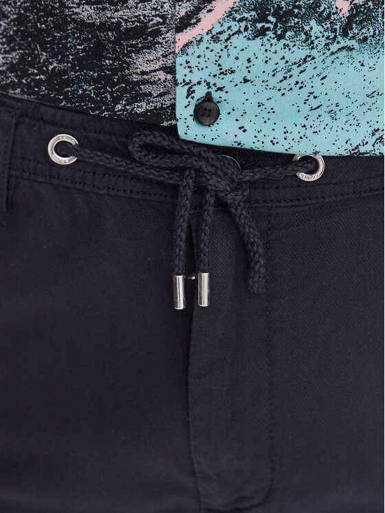 s.Oliver s.Oliver Auduma šorti 2128983 Tumši zils Relaxed Fit