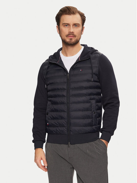 Tommy Hilfiger Giacca di transizione MW0MW39007 Blu scuro Regular Fit, taglia : S
