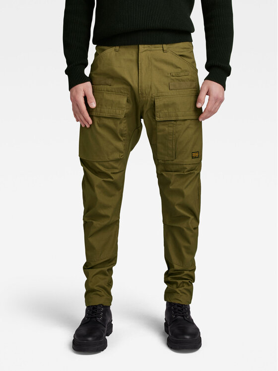 G-Star Raw G-Star Raw Текстилни панталони 3D D23636-D384-C744 Зелен Tapered Fit