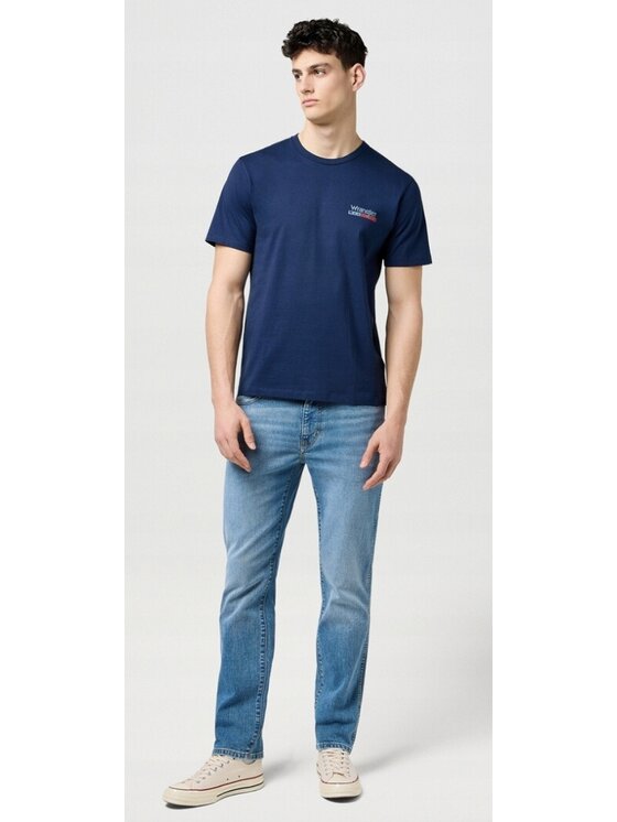 Wrangler Wrangler Jeans Larston Blu Slim Fit