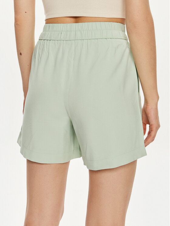 Vero Moda Vero Moda Šortky z materiálu Carmen 10278931 Zelená Loose Fit