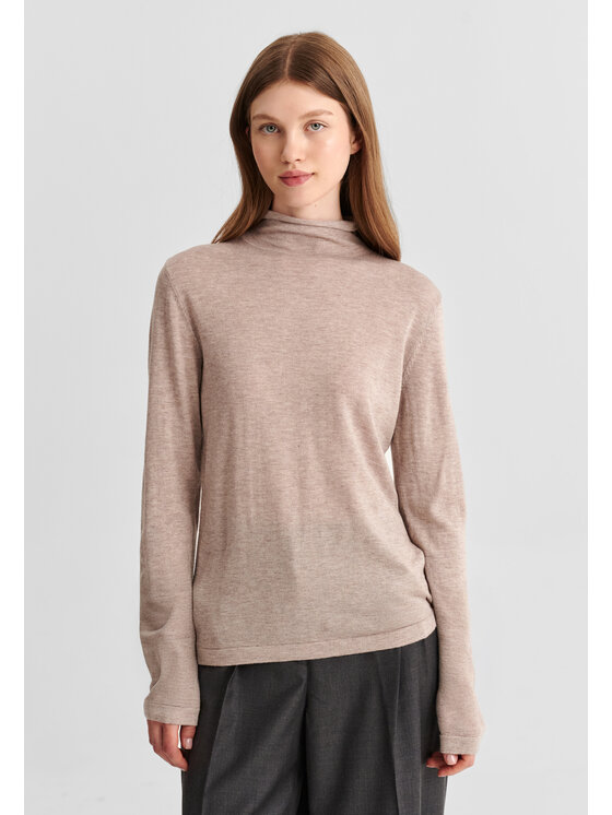 TATUUM TATUUM Sweter NEKORI 1 Beżowy Classic Fit