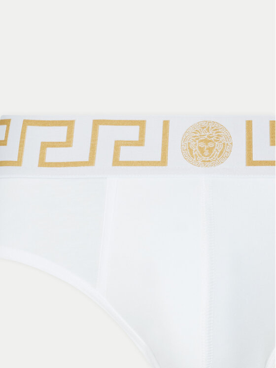 Versace Versace Набір з 2 пар сліпів AU10180 1A10011 Білий