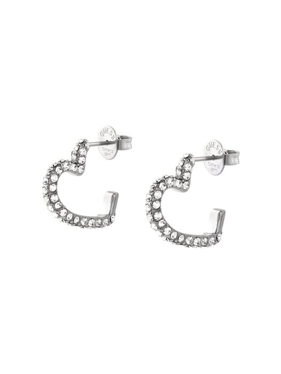 Guess Guess Naušnice JUBE05017JW Stříbrná