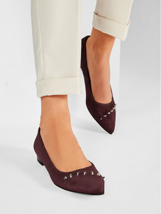 Gino Rossi Gino Rossi Ballerine Adora DAI638-CN1-0760-7700-0 Bordeaux