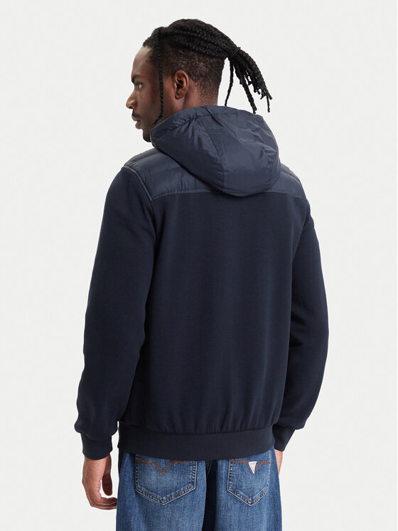Tommy Hilfiger Tommy Hilfiger Μπουφάν μεταβατικό Mix Media MW0MW44942 Σκούρο μπλε Regular Fit