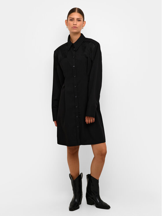 Karen by Simonsen Karen by Simonsen Sukienka koszulowa Mae 10104797 Czarny Regular Fit