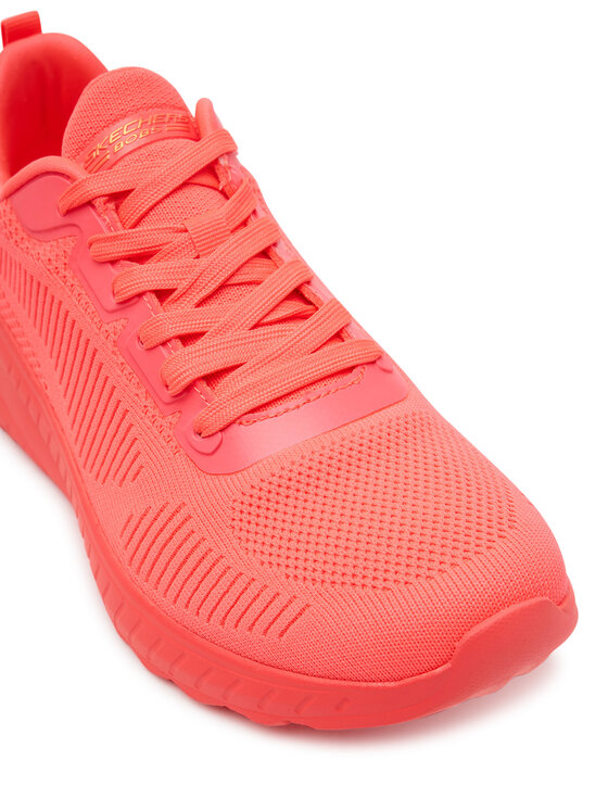 Skechers Skechers Tenisice Bobs Squad Chaos-Cool Rythms 117216/NCOR Koraljna