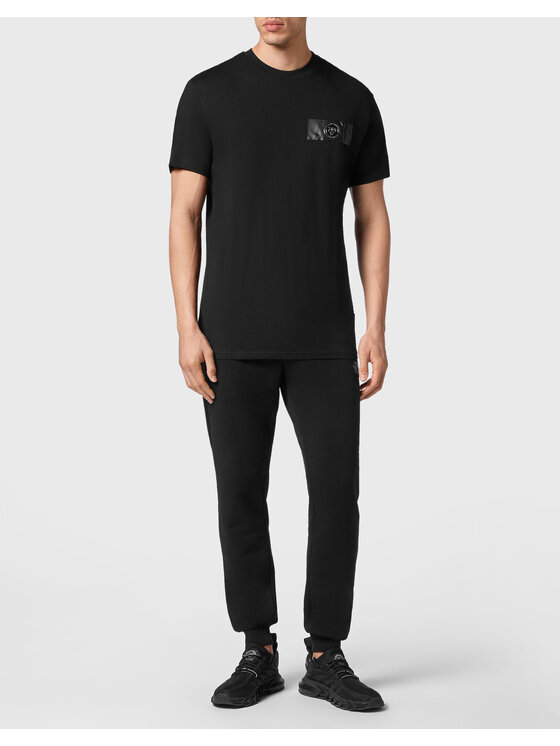 Plein Sport Plein Sport T-Shirt 1797 Czarny Regular Fit