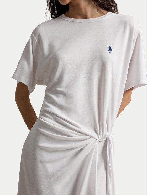 Polo Ralph Lauren Polo Ralph Lauren Ежедневна рокля 211B18063001 Бял Relaxed Fit