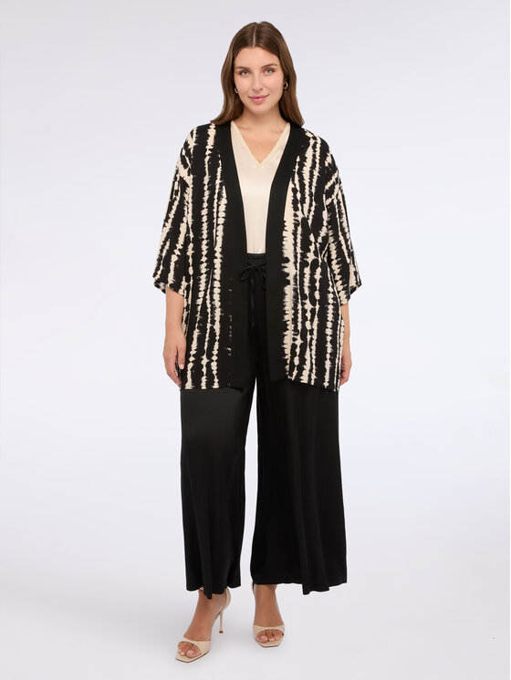 Fiorella Rubino Fiorella Rubino Spodnie materiałowe P018L002329N033 Czarny Regular Fit