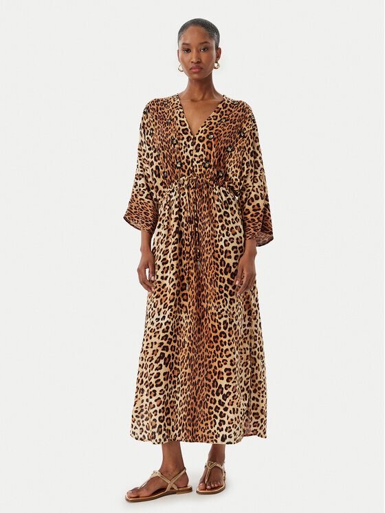 LOLA CASADEMUNT LOLA CASADEMUNT Suvekleit LS2616021 Pruun Relaxed Fit