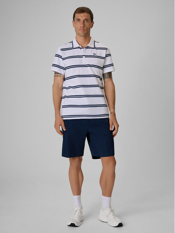 4F 4F Polo LAKESIDE ESCAPE Biały Regular Fit