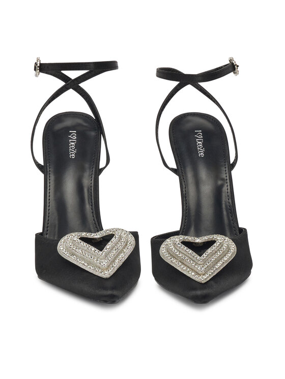 DeeZee DeeZee Pantofi cu toc subțire H85269-32 Negru