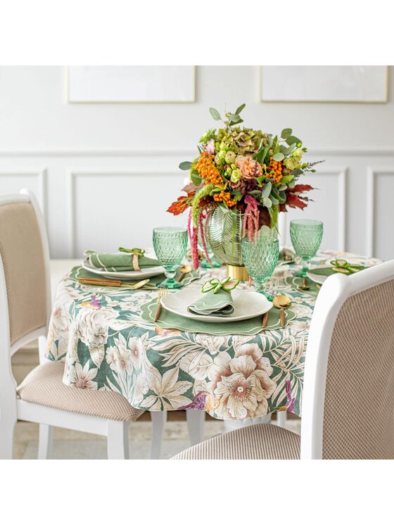 Roseberry Home Roseberry Home Obrus Emerald Zielony