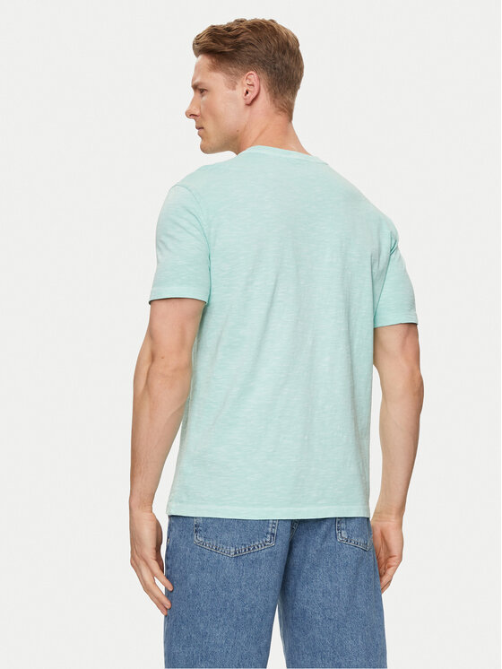 United Colors Of Benetton United Colors Of Benetton T-Shirt 3F98U1092 Zielony Regular Fit
