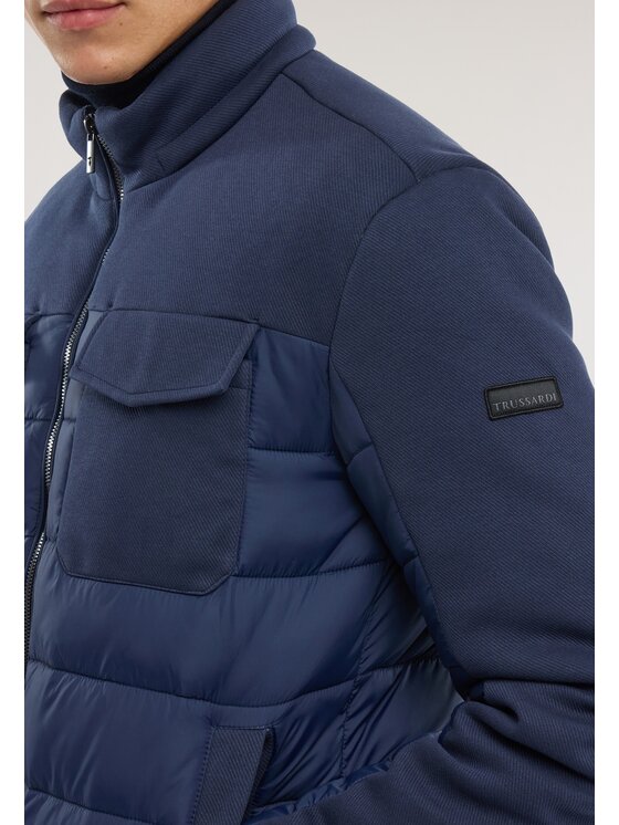 Trussardi Trussardi Kurtka puchowa F026M000056N0B9 Niebieski Regular Fit