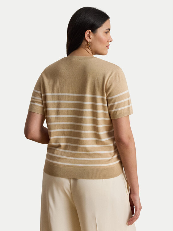 LAUREN RALPH LAUREN LAUREN RALPH LAUREN T-särk Eyelah 200P13973002 Beež Regular Fit