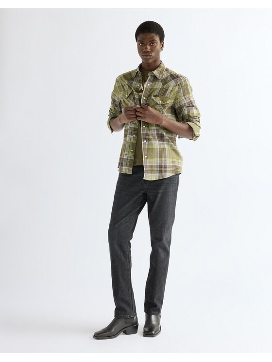 Wrangler Wrangler Koszula WESTERN SHIRT Zielony Regular Fit