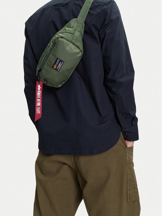 Alpha Industries Alpha Industries Marsupio﻿ Crew Waist Bag 196923 Verde