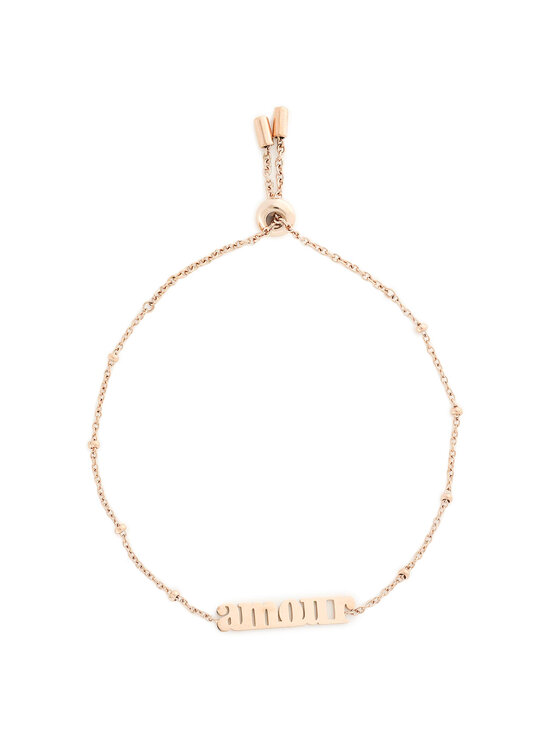 Fossil Fossil Bransoletka Amour JF03226791 Złoty