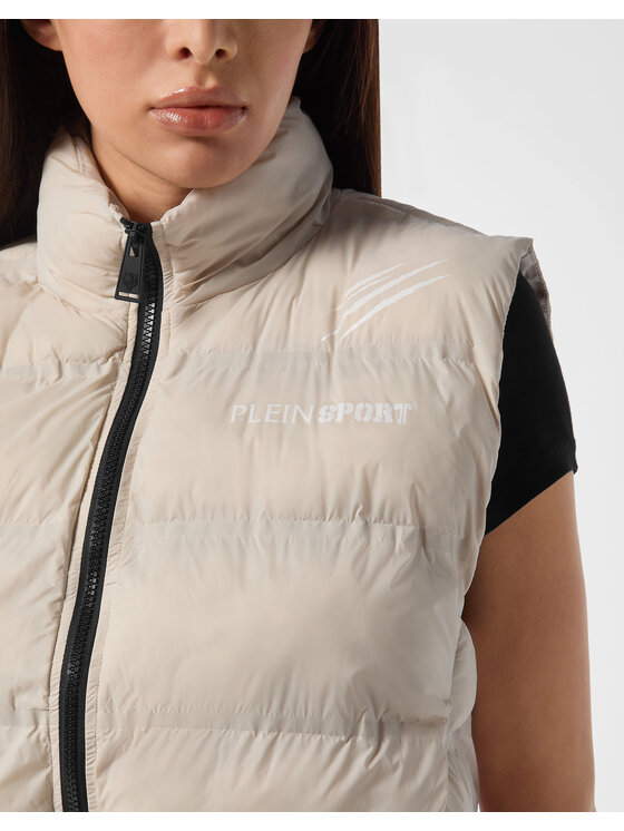 Plein Sport Plein Sport Gilet 22961 Bianco Regular Fit