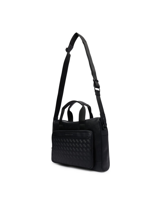 Tommy Hilfiger Tommy Hilfiger Τσάντα για laptop Th Modern Monogram Computer Bag AM0AM14729 Μαύρο