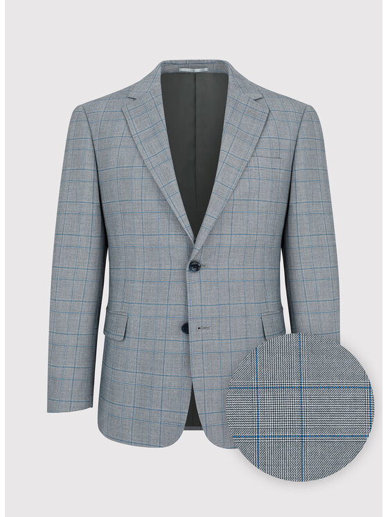 Pako Lorente Pako Lorente Marynarka P23SF-3G-025 Szary Slim Fit