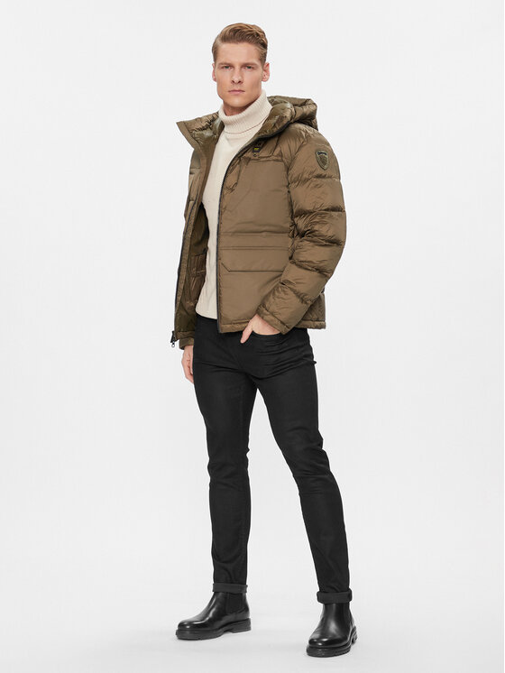 Blauer Blauer Žieminė striukė 23WBLUC03008 Žalia Regular Fit