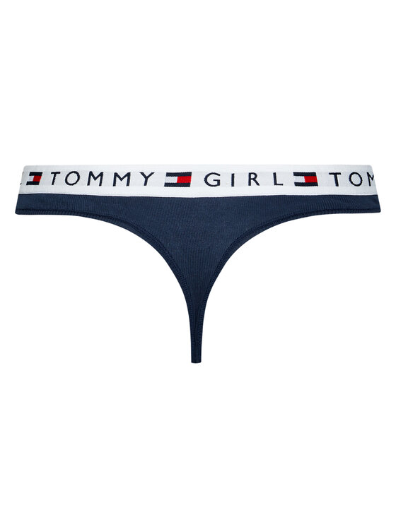 Tommy Hilfiger Tommy Hilfiger Stringi UW0UW01572 Granatowy