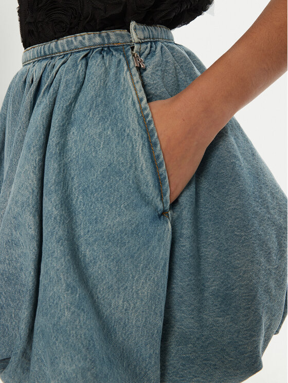 ROTATE ROTATE mini svārki 113528 Zils Regular Fit