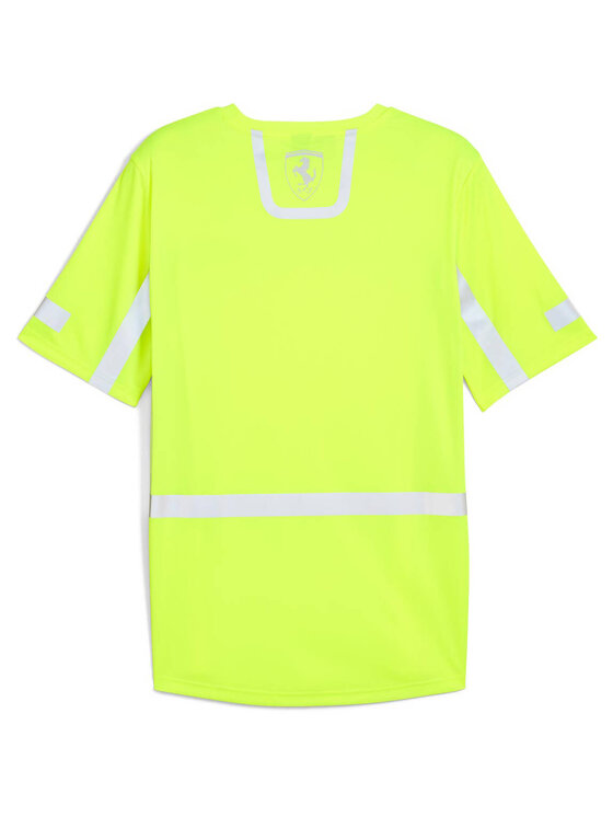 Scuderia Ferrari Scuderia Ferrari T-Shirt Reflective 2024 Żółty Regular Fit