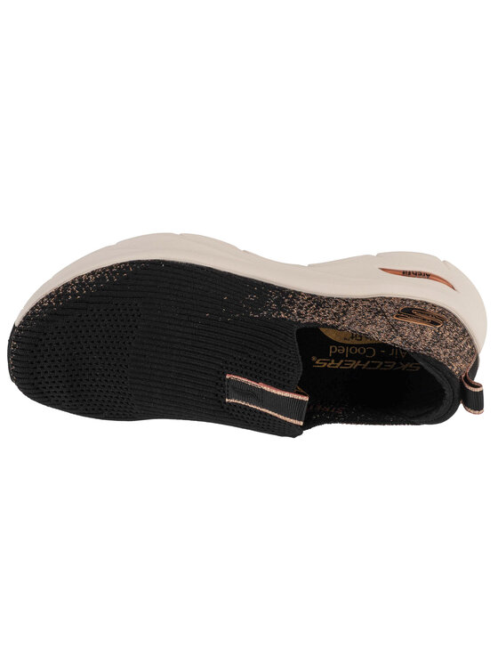 Skechers Skechers Sneakersy Skechers Arch Fit D'Lux - Glimmer Dust Granatowy